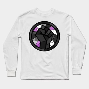 BLM Stained Glass Fist (Ace) Long Sleeve T-Shirt